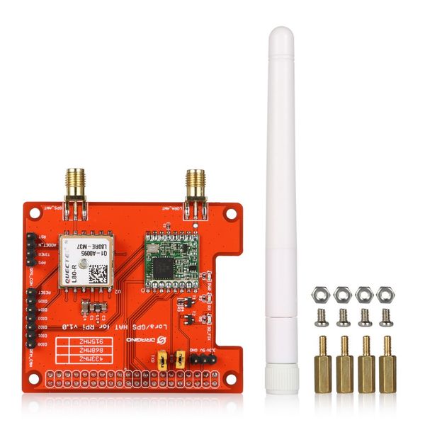 Бесплатная доставка Lora / GPS HAT Модуль для Raspberry Pi 868/915/433 МГц LoRaWan