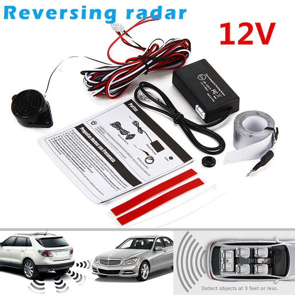 

2019 cool electromagnetic car parking sensor reversing backup radar sensor kit csl88