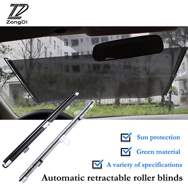 

zd 1x car front window shade cover automatic roller blind for astra insignia mitsubishi asx outlander seat leon accessories