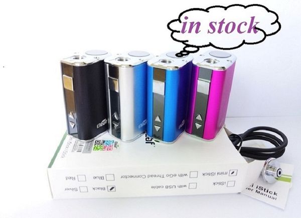 

Eleaf Mini iStick 10w iStick Mini Battery 1050mAh электронная сигарета с OLED-экран USB кабель 510 Thread EGO адаптер VS istick 30W