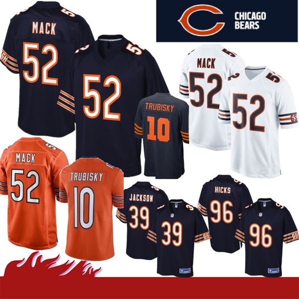 

Chicago 52 khalil mack bear jer ey 10 mitchell 17 nthony miller 24 howard 54 brian urlache 12 allen robin on ii 29 cohen 34 payton titched
