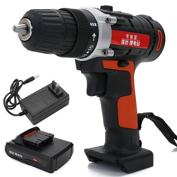 

12v/24v detachable lithium battery power electric drills cordless rechargeable 2 speed electric drill for diy home industy tool