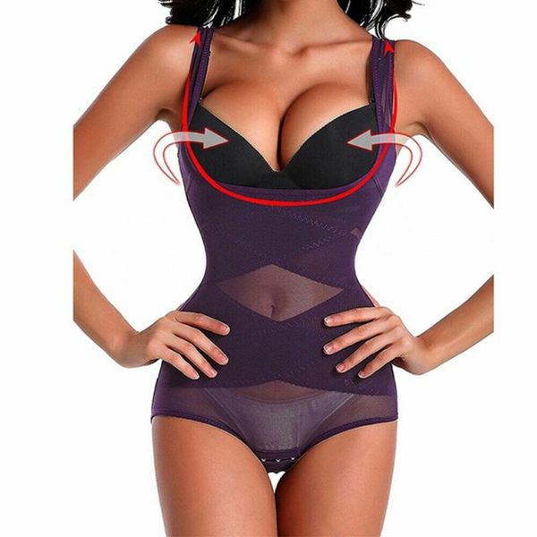 

women body shaper slimming waist trainer cincher underbust corset belt shapewear, White;red