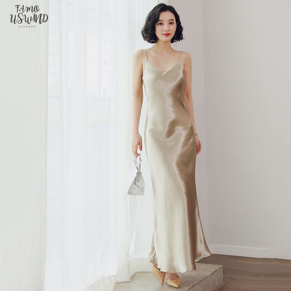 

women summer dress 2020 new fashion large size sleeveless spaghetti strap womens dress solid color ladies dress nuw452, Black;gray