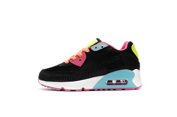 

2020 designer- new brand kids shoes baby toddler 90s classic 90 children boy and gril sport, Black