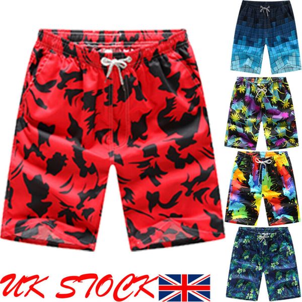 

boys mens swimming board shorts swim shorts trunks swimwear summer, White;black