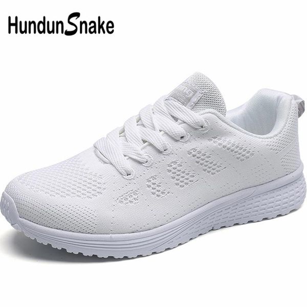 

hundunsnake summer sneakers woman sports shoes lady running shoes for women breathable female sport white footwear a-029