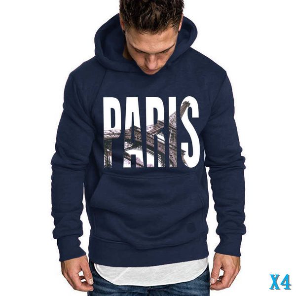 

mens designer hoodies sweatshirts with france paris long sleeved luxury hoodies streetwear coats for men brand sweater clothing s-2xlx4, Black