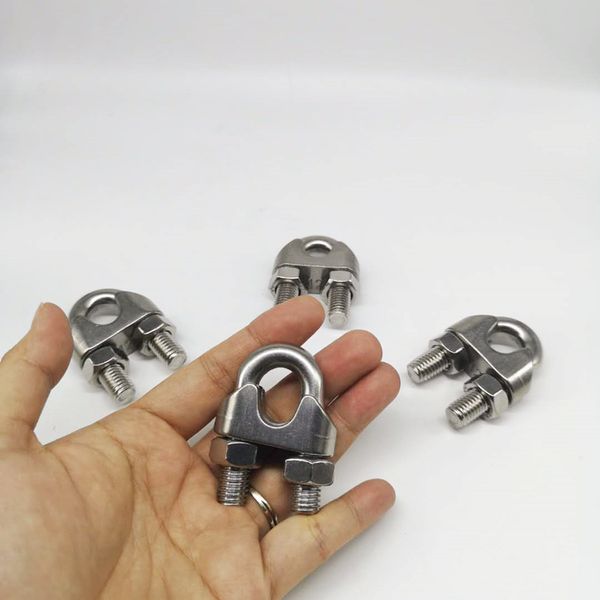 

4pcs m12 u-bolt clip for wire rope type 304 stainless steel