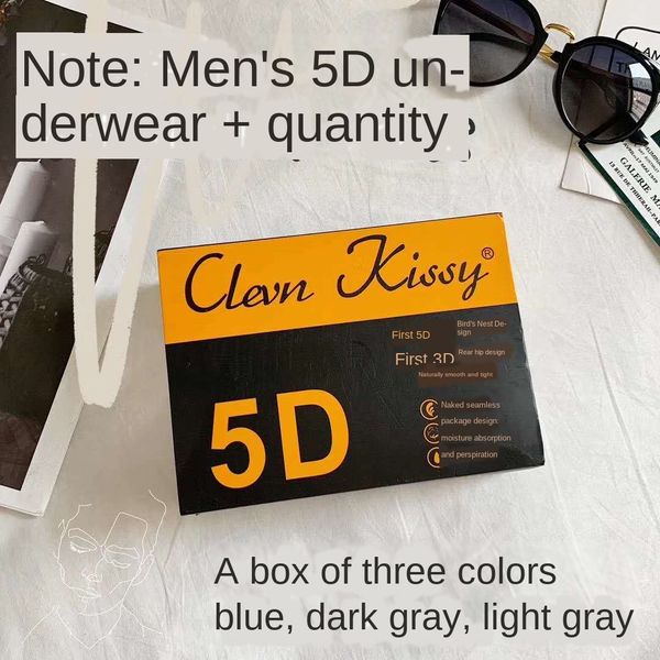 

clevn kissy trend seamless 5d boxer clevn boxing kissy men's boxing pants honeycomb breathable comfortable men's boxer pants, Black;white