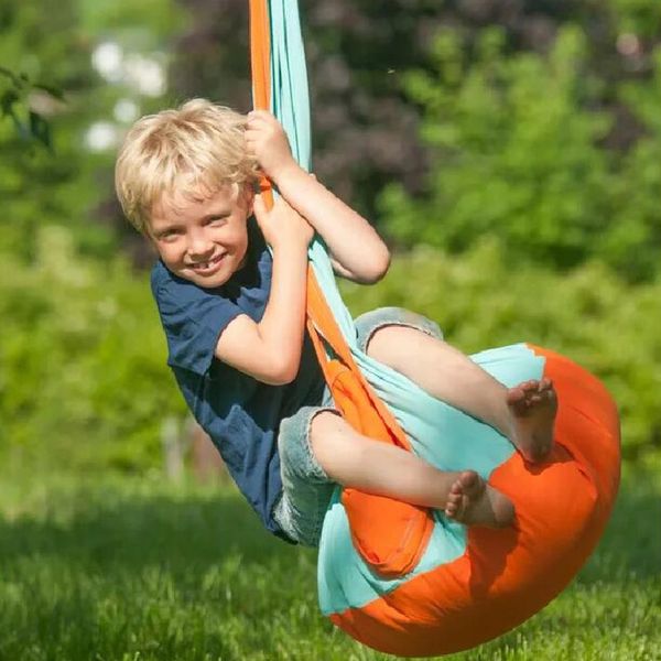 

children's swing inflatable cushion baby swing hammock chairs indoor outdoor hanging toy chair children tent seat