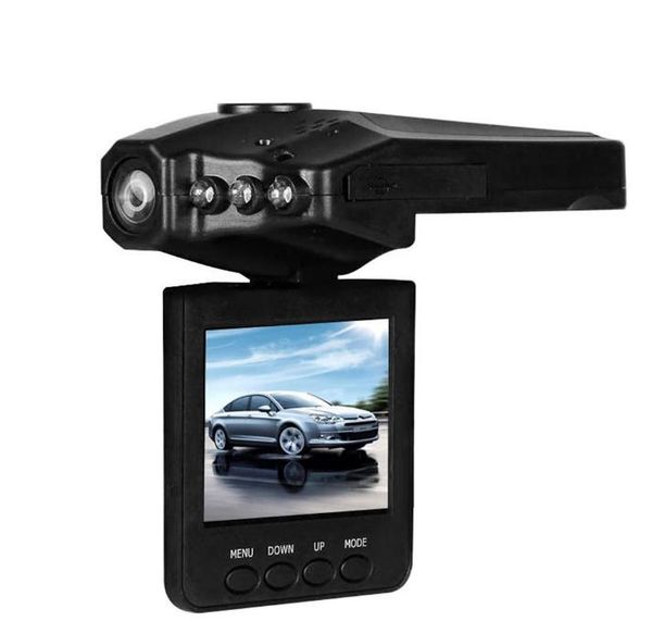

car dvr camera recorder h98 6 ir led mount and 90 degree view angle 270 degree screen rotated drop shipping