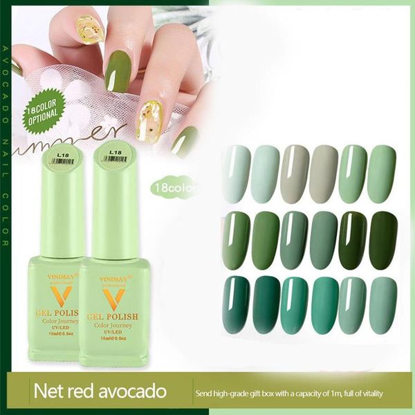 

18 color avocado green gel polish polish uv soak off gel an art manicure nail