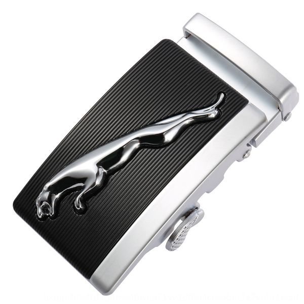 

men's head automatic ly25-0182 men's head automatic belt buckle belt buckle ly25-0182, Slivery;black