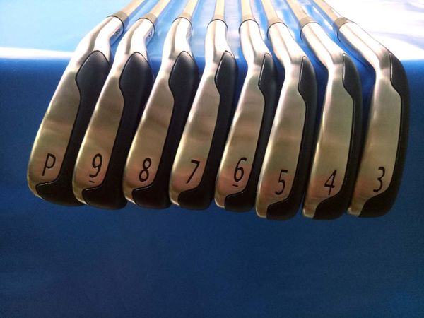 

Новый Гольф-клуб T TM-718 Серебристого Железа 8 picec Костюмы 3-9.P Loft R / S Flex Стальной Вал с
