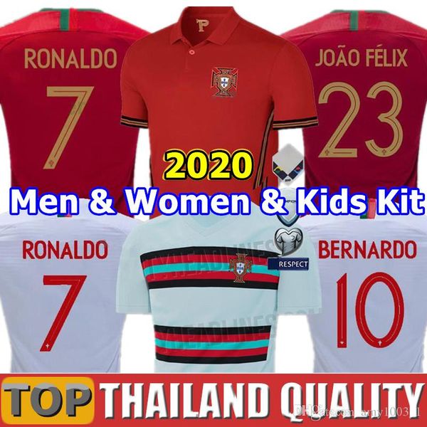

new ronaldo soccer jerseys joao felix 2020 2021 finals football shirt 20 21 men kids sets uniform camisa de futebol maillot de foot, Black;yellow