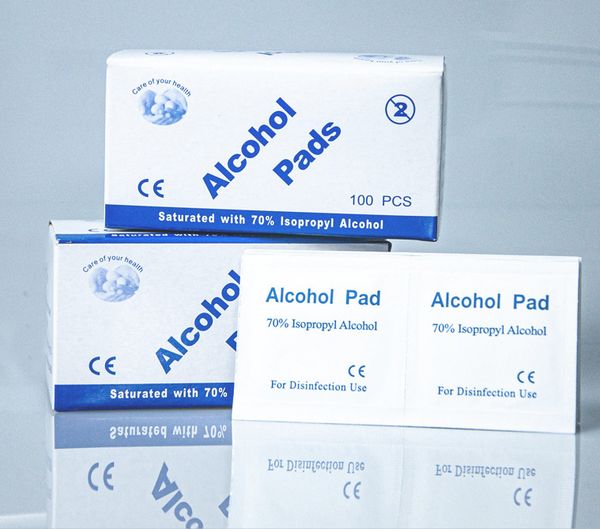 

the latest model 1 box = 100 pieces, alcohol disinfection wipes 100 pieces of alcohol disinfection cotton pads, ups ing