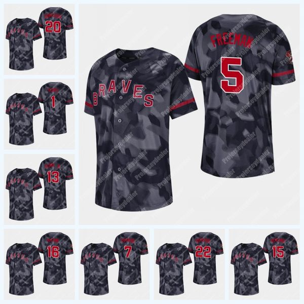 

5 Freddie Freeman CAMO Jersey 1 Ozzie Albies 13 Ronald Acuna Jr. Braves 7 Dansby Swanson 20 Donaldson 22 Nick Markakis 11 Inciarte