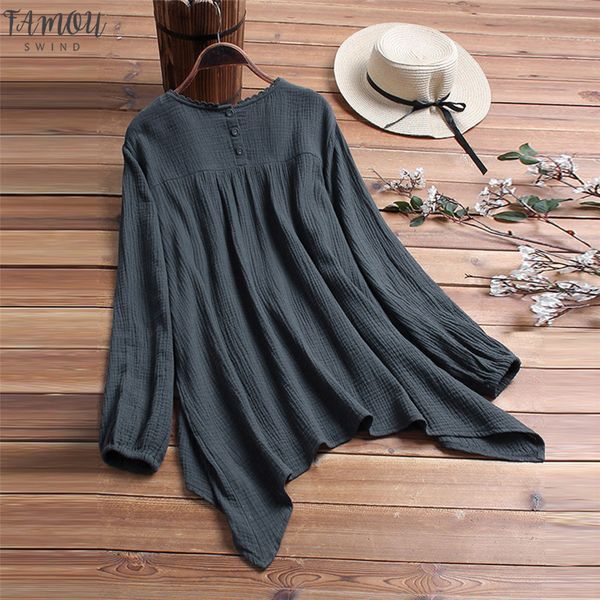

women casual chiffon long sleeve blouse shirts brown gray pink loose plus size woman solid xl 2xl 3xl 4xl 5xl 90417, White