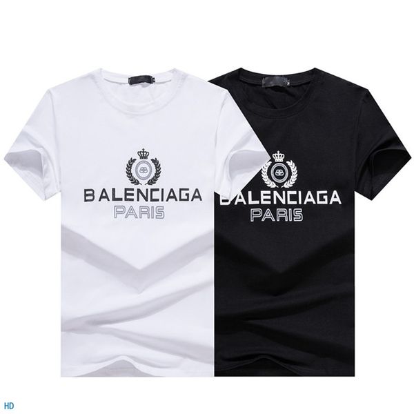 

new casual fashion men's t-shirt spring and high-quality cotton shirt printing short sleeve o-neck luxury t-shirt casual size -3xl qp, White;black