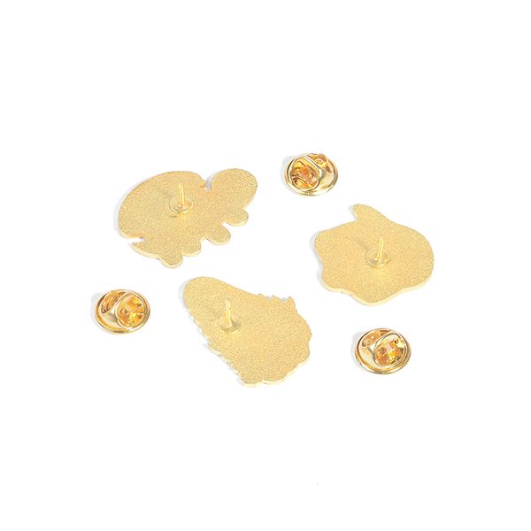 

man flowers chick tortoise enamel pin custom brooches for shirt lapel bag childhood badge cartoon jewelry gift for kid friend, Gray