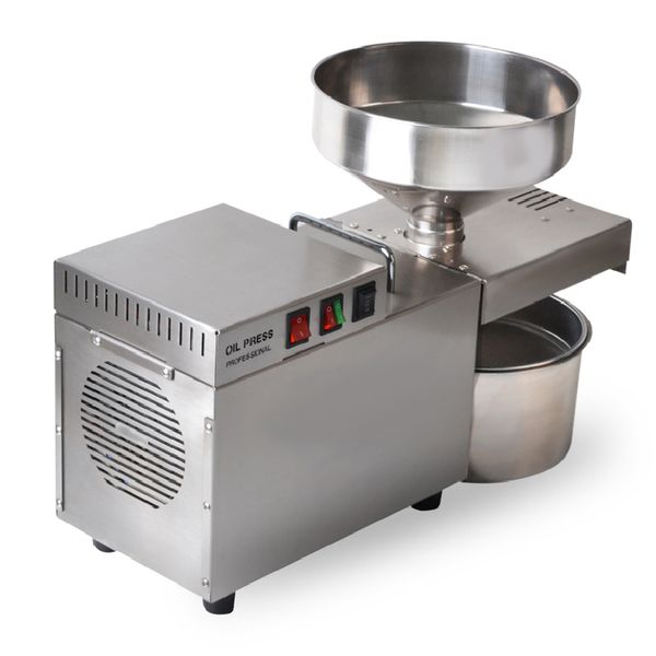 

qihang_new arrival electric oil press extractor commercial peanut / sesame oil presser pressing machine stainless steel