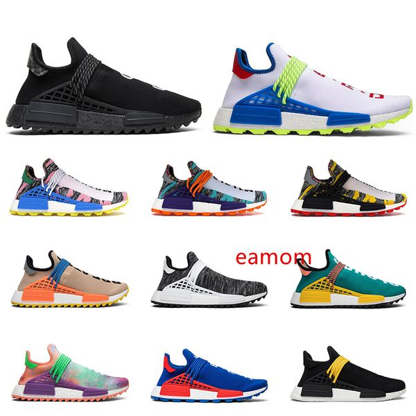 

human race hu pharrell williams men women running shoes nerd black solar pack mother oreo fashion mens trainer sports sneakers