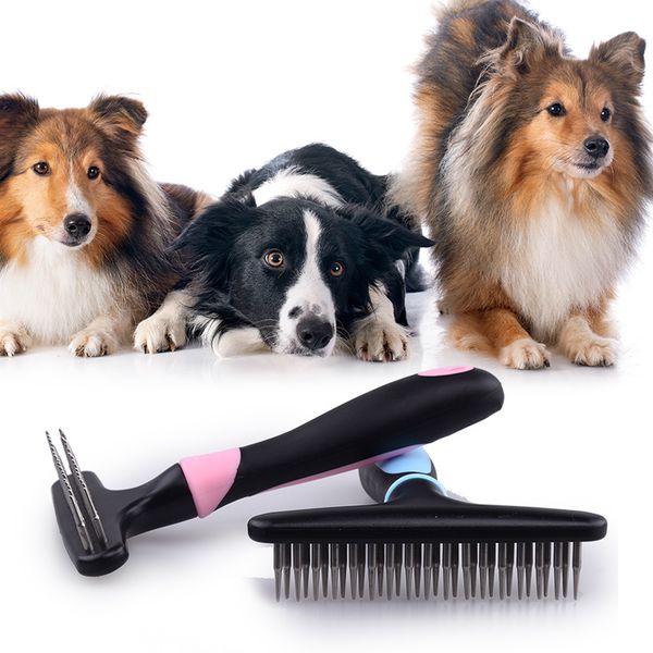 2019 Hair Brush Comb Dog Detangler Deshedding Trimming Pet Fur