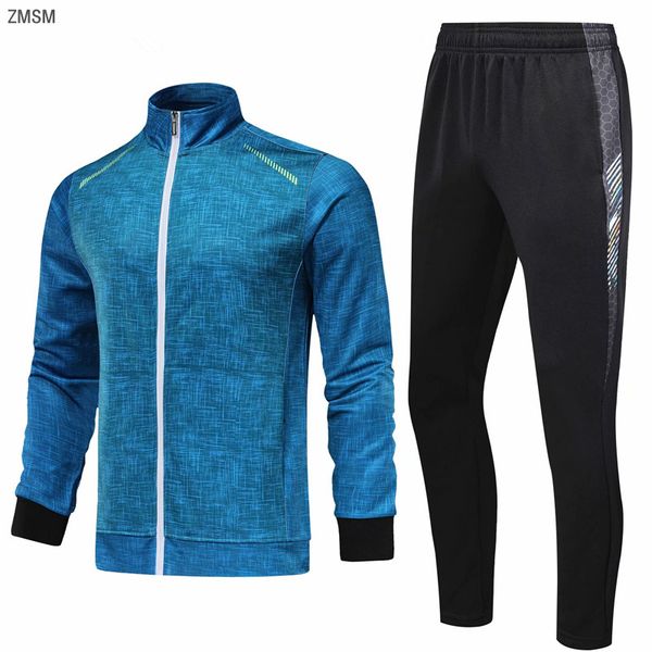 

women & men running jackets pants suit teens tracksuits tennis clothes long badminton set table tennis sportswear, Black;blue