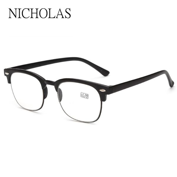 

retro reading glasses men women ultra-light anti-fatigue hyperopia glasses diopter glasses tr90 eyeglass leesbril mannen vrouwen