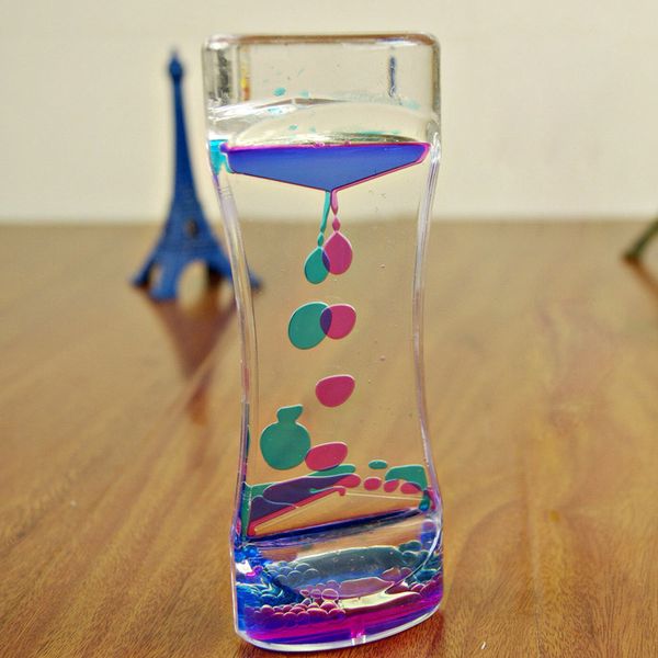 

floating color mix illusion liquid motion visual slim oil glass acrylic ornament home decorations birthday xmas gift pak