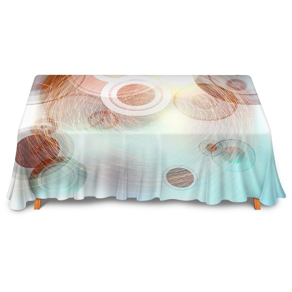 

линия скатерть полиэстера печатания цифров текстуры шарика водоустойчивая