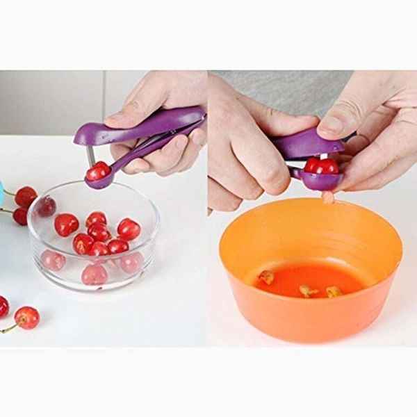 

remove pit tool seed fruit kitchen gadget accessories stoner creative easy cherry stoner pitter remover olive core corer fruit vegetable t