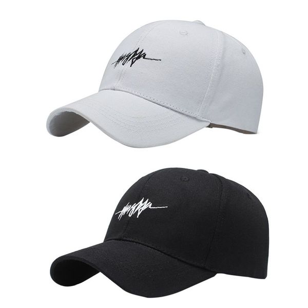 

outdoor sunshade strap headband outdoor sportswear korean embroidery letter baseball cap golf cap, Black;white
