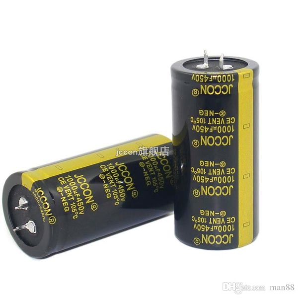 

jccon thick-foot electrolytic capacitor 450v1000uf volume 35x70 inverter power