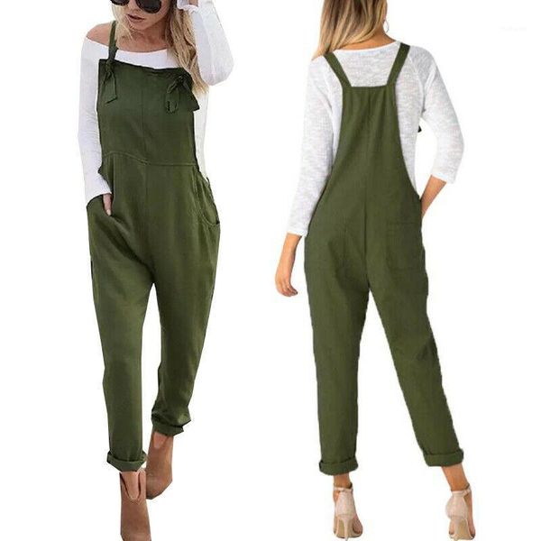 

fashion natural color mid waist overalls casual full length regular overalls womens clothing womens overalls pants, Black;white