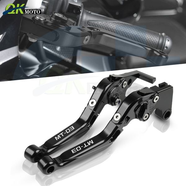 

motorcycle extendable foldable aluminum handle brake clutch levers for mt03 mt03 mt-03 mt-03 brake clutch 2015 2016 2017