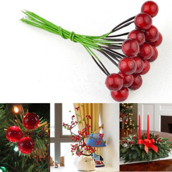 

decortive christmas decor decortion diy foam ball beautiful party artificial berry fake fruit decor dried flowers wedding