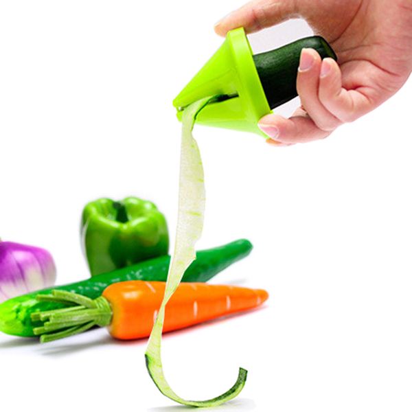 

Hot Sale Kitchen Tools Accessories Gadget Funnel Model Spiral Slicer Vegetable Shred Device Cooking Salad Carrot Radish Cutter