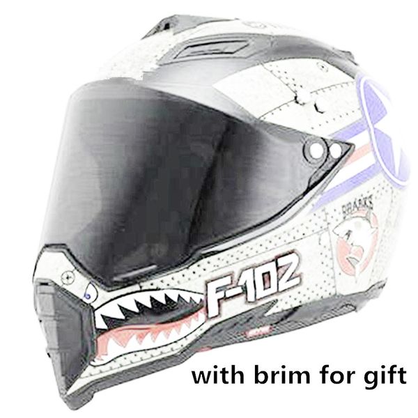 

white sdu motorcycle helmet men fashion off road moto dirt bike helmet motocross racing safety driving protector dot