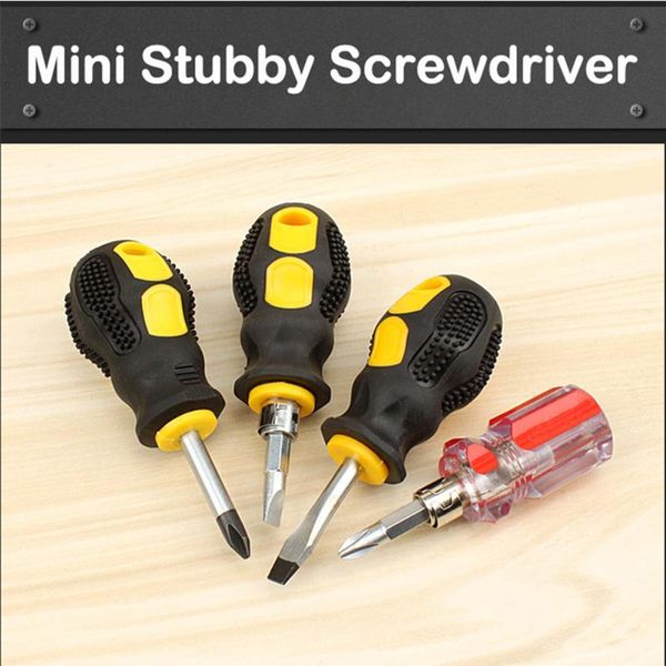 

1pc mini cross word dual-use screwdriver small radish screwdriver mini ultra short batch micro screwdrive