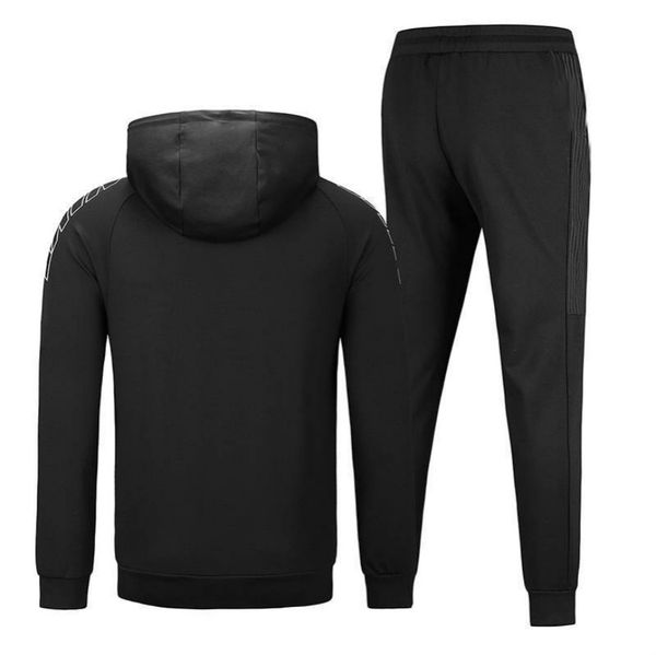 

men sports suit tracksuit new 2019 brand two-pieces fashion sportwears sports style long sleeve&pants brand letters clothes, Gray