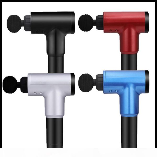 

12sets adjustable tissue massage gun electric frequency vibration hypervolt massager muscle body relaxation massager with 4 heads