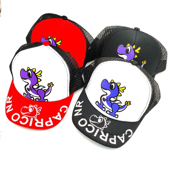 

new birthday kid hat baby party snapback hats children dinosaur cap kids cartoon hip hop hat favors 2-7 years