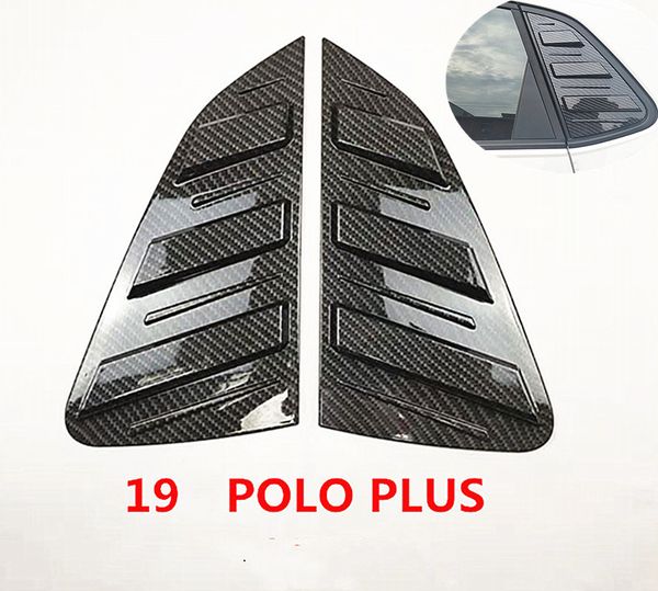 

rear triangular window decoration trim cover rear triangular window trim c pillar for new polo 2019 up polo plus