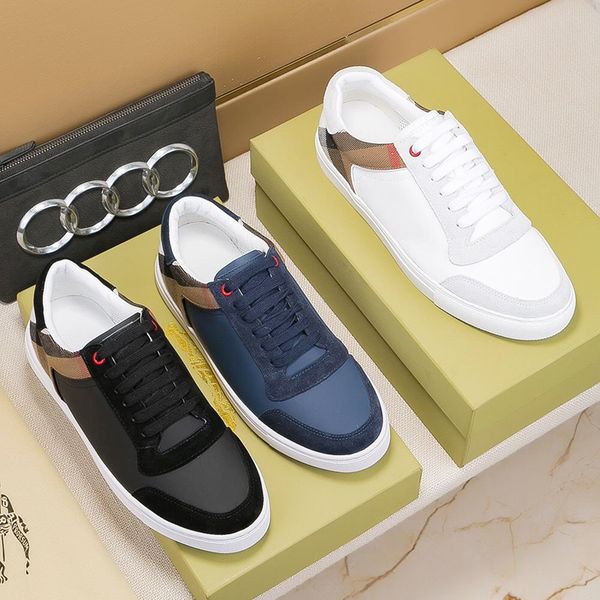 

2019j famous luxury original logo mens trend casual sport shoes mens genuine leather lace up sport shoes casual shoes size 38-44