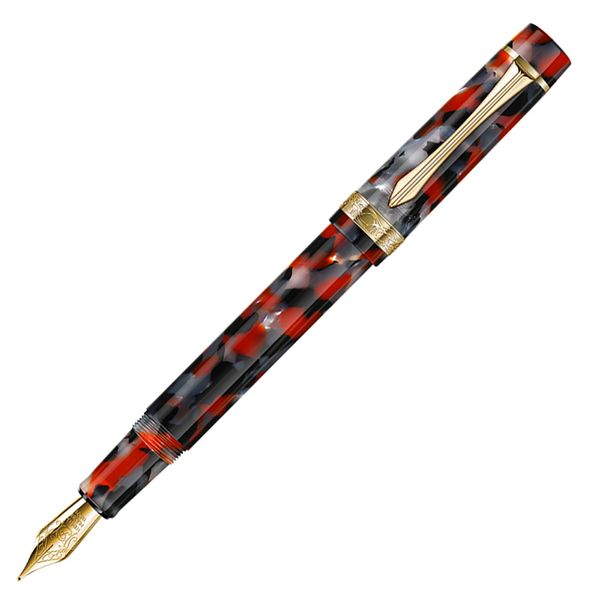 

liy (live in you) mountain series resin celluloid fountain pen schmidt fine nib converter awesome writing pen collection-weiying