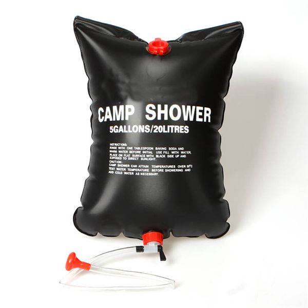 

selling wholesale outdoor hiking 20l portable solar camping bathing bag