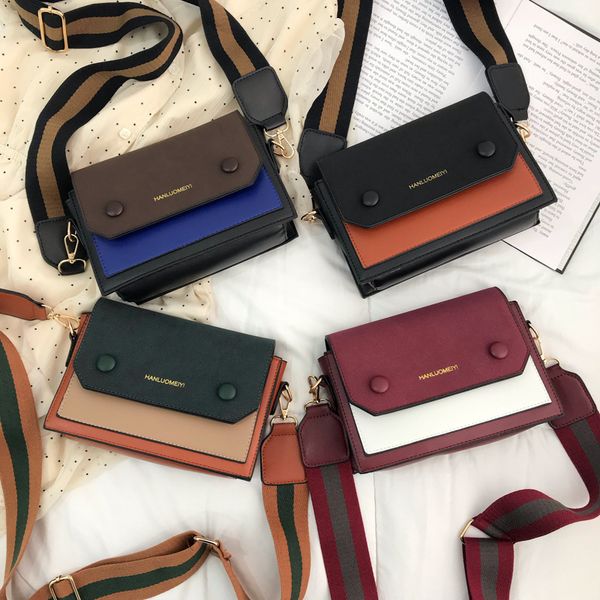 

2020 новая женская сумка small bag messenger simple one shoulder small square multi отсек большой емкости