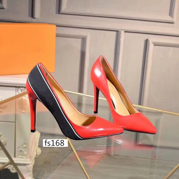 

low price sales women shoes high heels pointed toe sole pumps wedding shoes size 39, Black